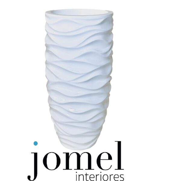 Vaso branco resina